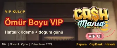 VIP Haftalık Nakit İadesi promotion